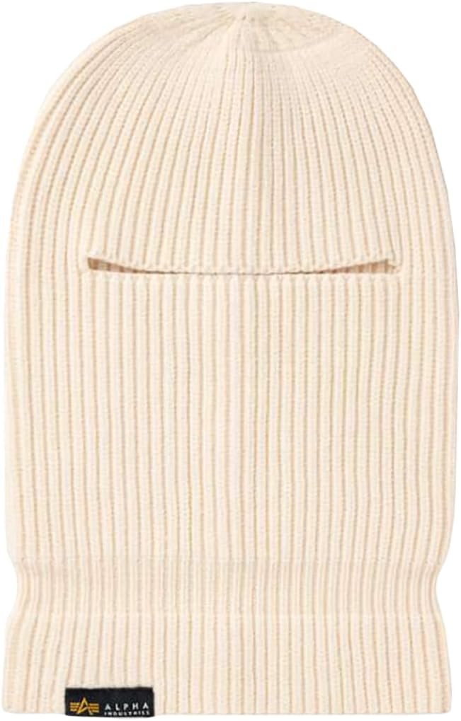 Alpha Industries Mens Beanie Hat Label Balaclava Hat