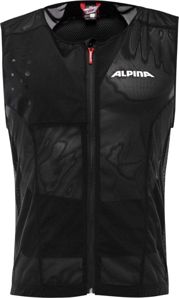 ALPINA Prolan Mens Vest - Flexible, Breathable Individually Adjustable Sheeps Wool Back Protector for Men