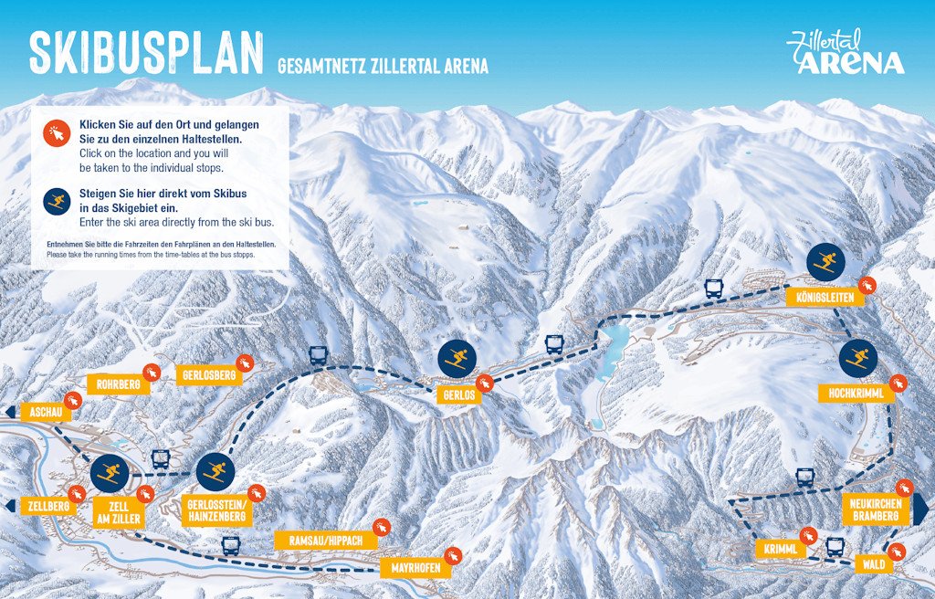 Skibus Zillertal Arena