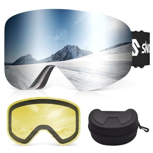 Elevate Your Slopes Experience: Frameless Ski Goggles with UV400 Protection