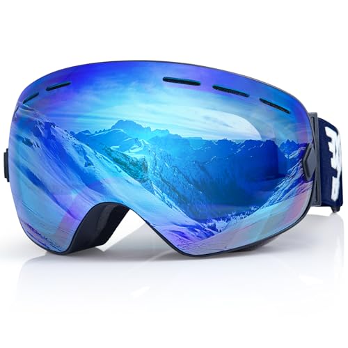 SEE CLEARLY: EXP VISION Anti Fog Snowboard Goggles for Ultimate Winter Adventures!