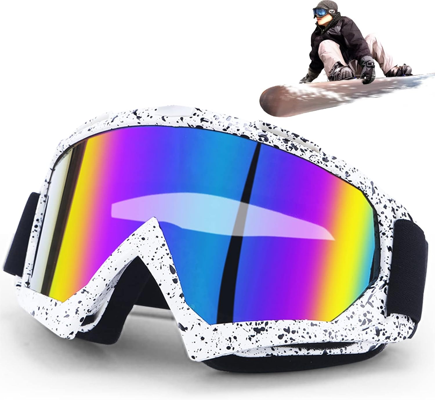 Ultimate Outdoor Vision: DONGZQAN Motocross & Ski Goggles for All Adventurers!