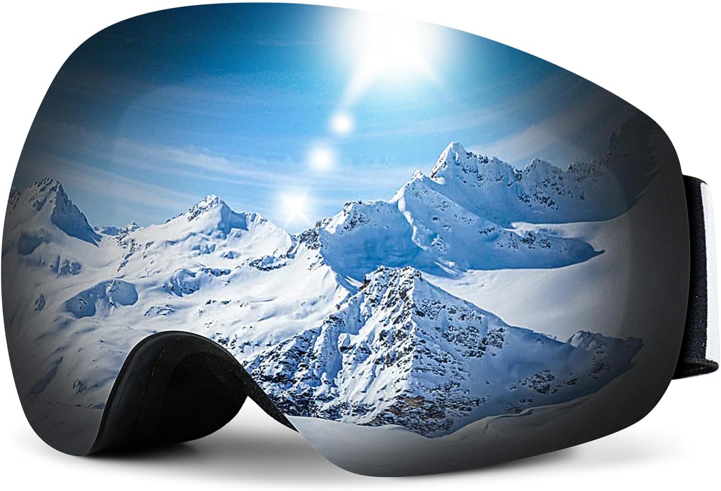 Ultimate Anti-Fog Ski Goggles for Men & Women - Stylish OTG Design!
